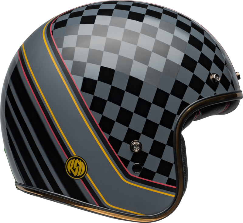 BELL Custom 500 Helm - RSD Wreakers Gloss Black/Gold