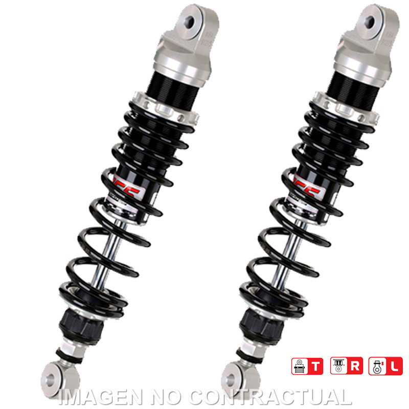 Federbein Z362-Serie Stereo hinten passend für BMW R 60/5 (69-73), R 65(78-85), R 75/5(69-73) RZ362-320TRL-05-88