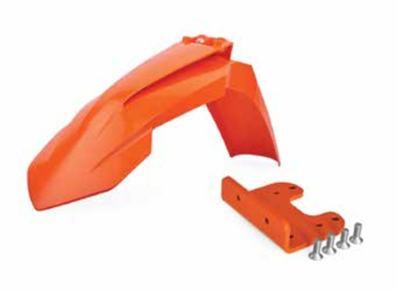 POLISPORT Kotflügel vorn Restyled Orange with adapter passend für KTM