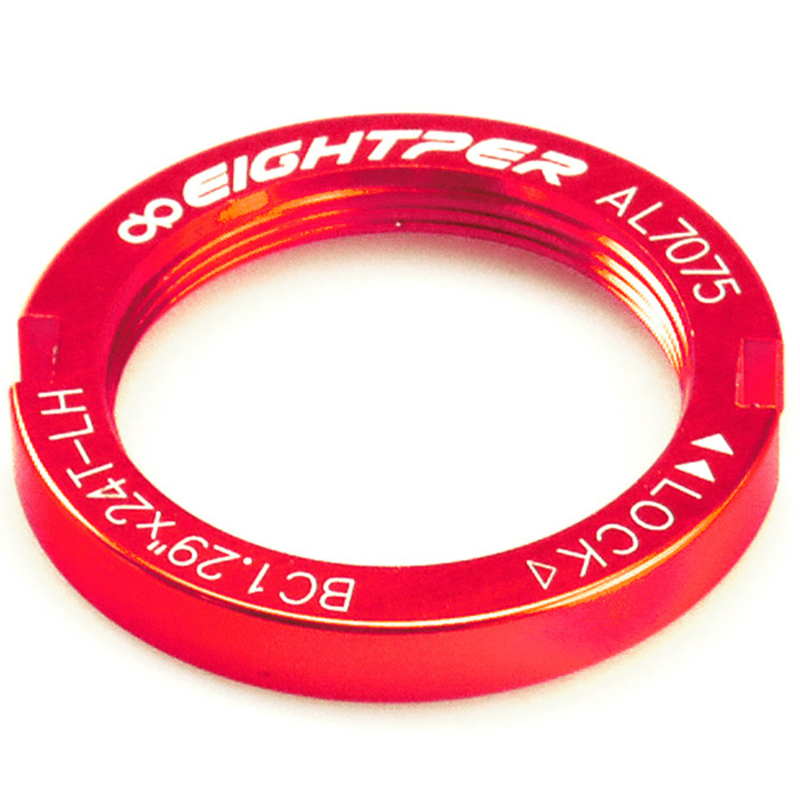 Fixie Sprocket Lockring EIGHTPER - Anodized red Fixie Sprocket Lockring EIGHTPER - Anodized red