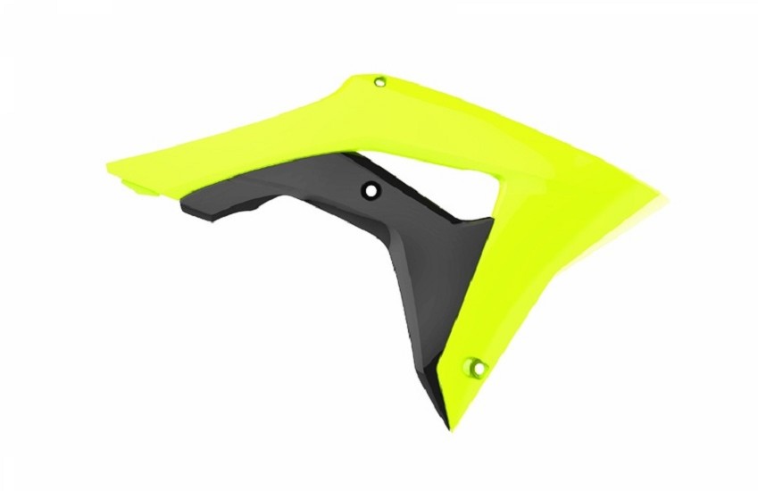 POLISPORT Kühlerspoiler seitlich Neon Gelb passend für Honda CRF450R