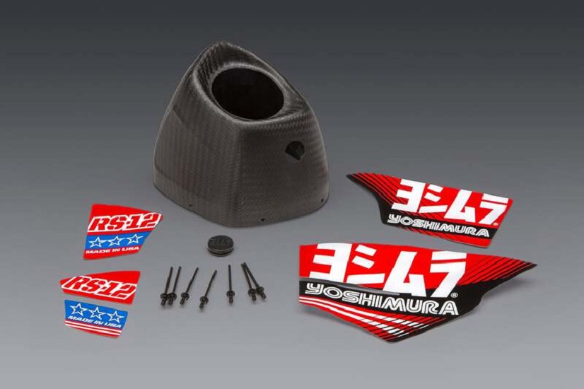 YOSHIMURA USA Carbon End Cap Replacement Kit RS-12 YOSHIMURA USA Carbon End Cap Replacement Kit RS-12