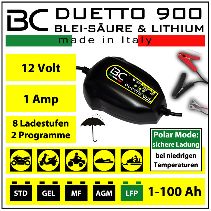 BC Batterieladegerät DUETTO 900