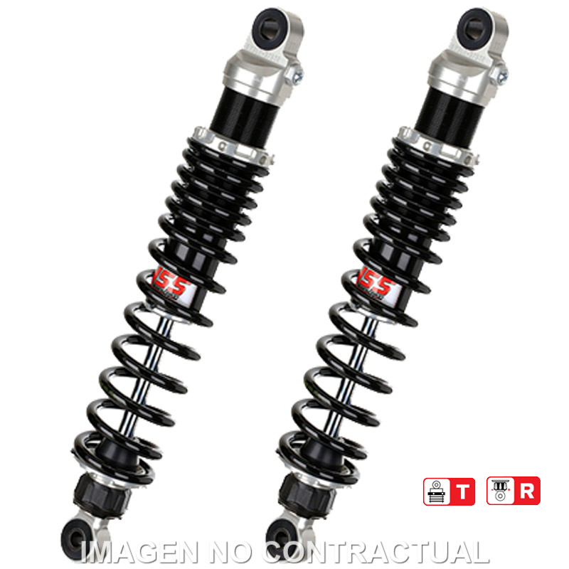 Federbein Z362-Serie Stereo hinten passend für Kawasaki ZRX 400 (91-98) RZ362-370TR-14-88