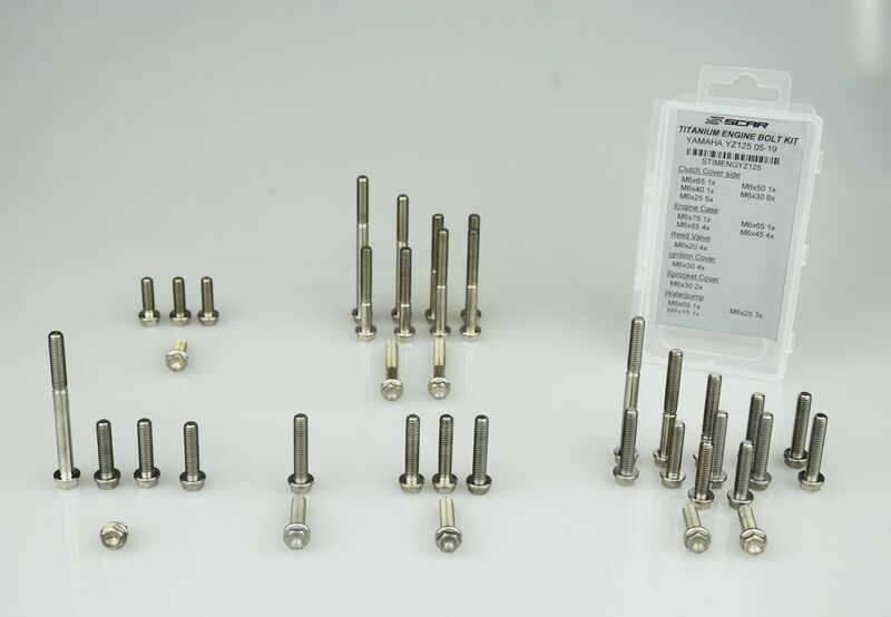 SCAR Motorschraubensatz 39 Titanschrauben SCAR Motorschraubensatz 48 Titanschrauben