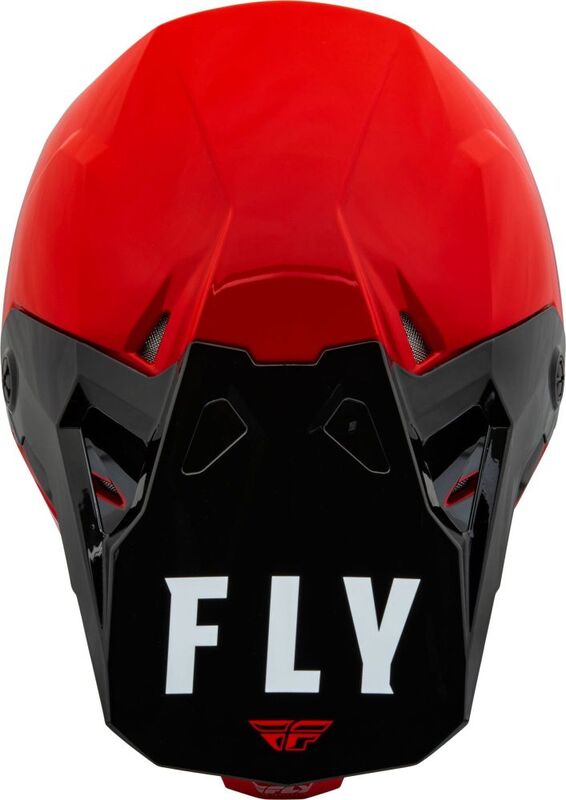 FLY RACING Formula CP Slant Helmet Red/Black/White LG