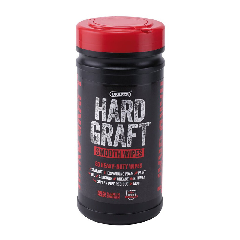 DRAPER Hard Graft Mehrzweck-Glättetücher (Behälter mit 80 Stück) DRAPER Hard Graft Mehrzweck-Glättetücher (Behälter mit 80 Stück)