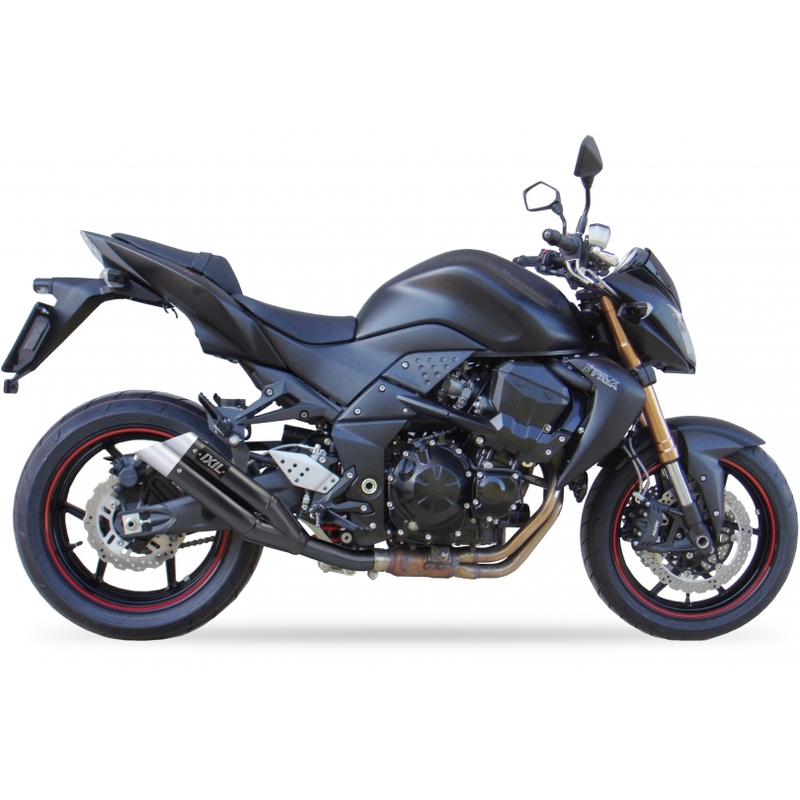 IXIL Hyperlow Endtopf Edelstahl schwarz / Endkappe Aluminium - XK7371XB