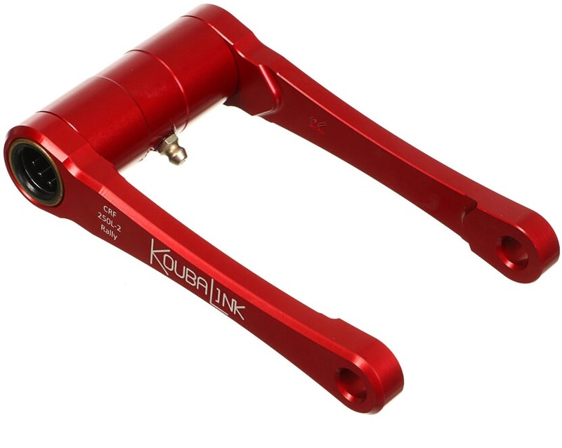 KOUBALINK Tieferlegungssatz (44.5 mm) Rot - passend für Honda CRF250L Rally KOUBALINK Tieferlegungssatz (44.5 mm) Rot - passend für Honda CRF250L Rally