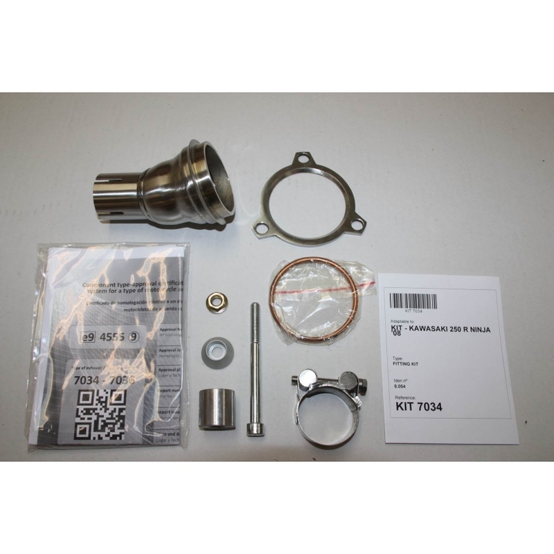 IXIL Hexoval Endtopf Edelstahl schwarz / Endkappe Edelstahl - OK7034VSE