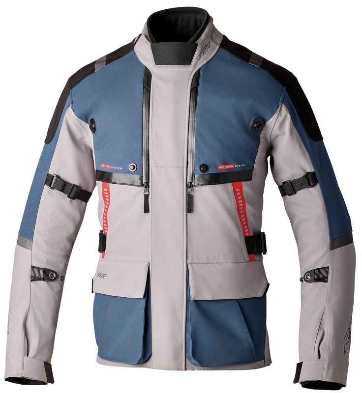 RST Pro Series Vulcan CE Textil-Jacke - Silber/Blau RST Pro Series Vulcan CE Textil-Jacke - Silber/Blau