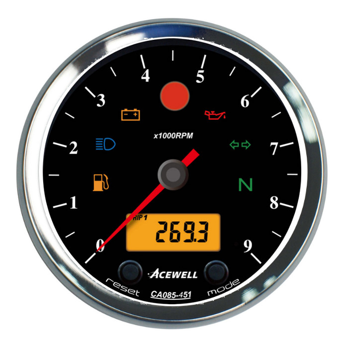 ACEWELL Analog DZM 9000rpm Digital Tacho ACEWELL Analog DZM 9000rpm Digital Tacho