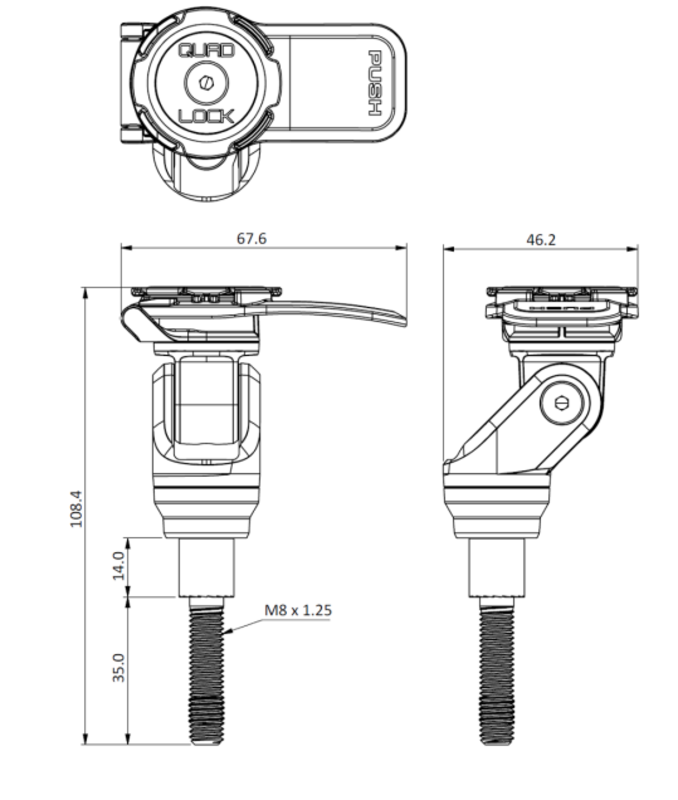 QUAD LOCK Lenkerklemmhalterung