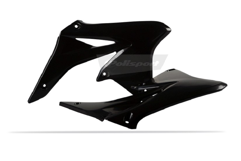 POLISPORT Kühlerspoiler seitlich Schwarz passend für Suzuki RM-Z250