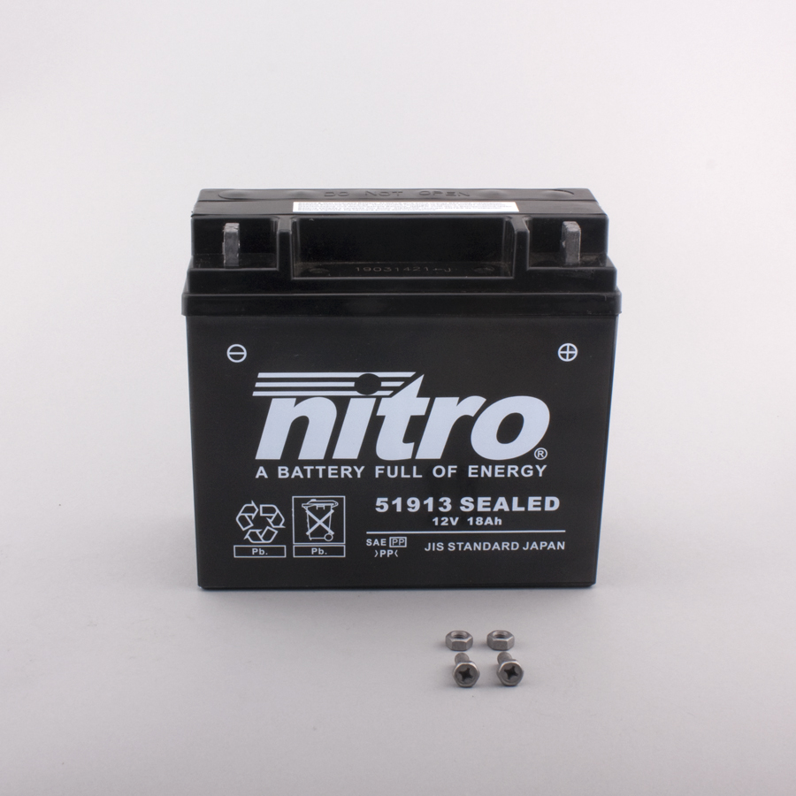 Batterie NITRO 51913 SLA (WC) Gel 12V/20Ah [180x76x170] CCA=190A