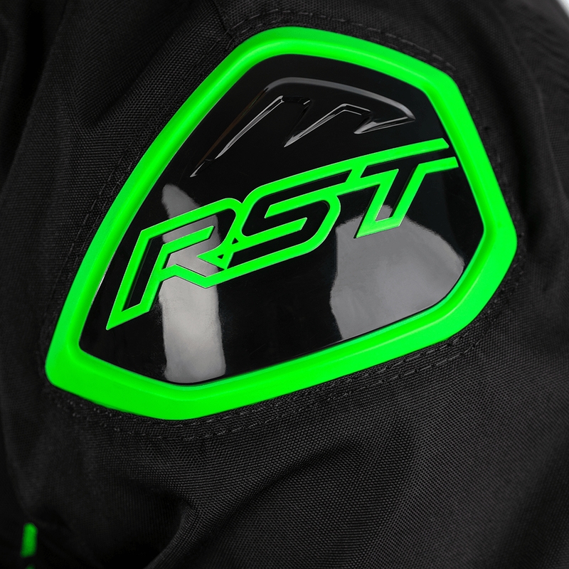 RST S-1 Jacke Textil Schwarz/Grau/Fluo Grün Größe S RST S-1 Jacke Textil Schwarz/Grau/Fluo Grün Größe L