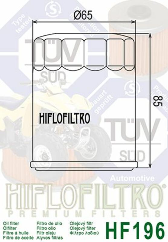 HIFLOFILTRO Ölfilter - HF196