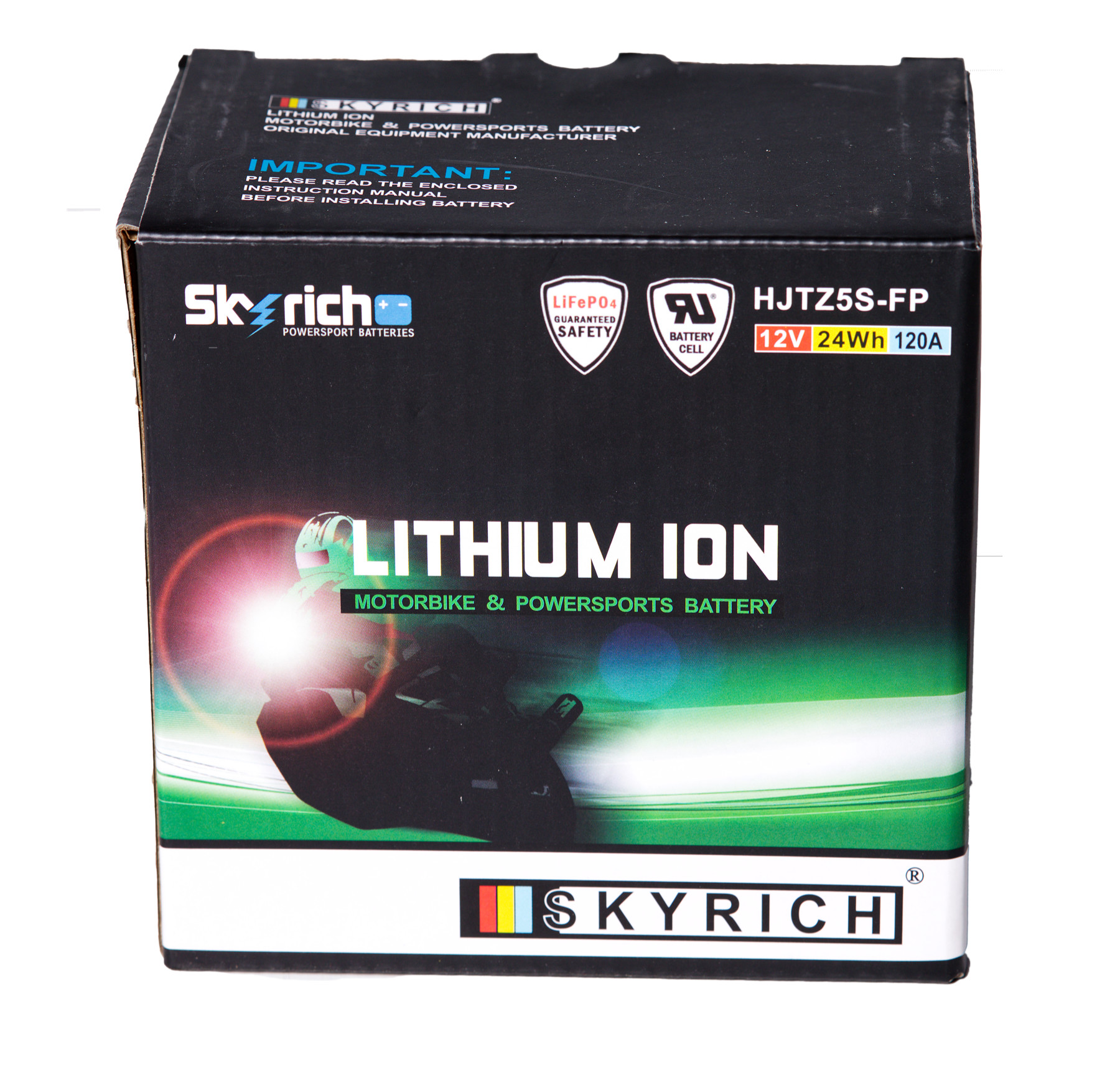 Batterie SKYRICH HJTZ5S-FP [113x70x85] 12,8V/2AH (10 Std.), 24Wh, CCA: 120
