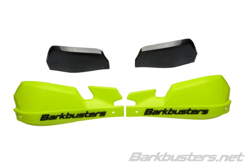 BARKBUSTERS VPS MX Handschutz Kunststoff Set Nur Gelb Hi Viz/Schwarz Deflektor