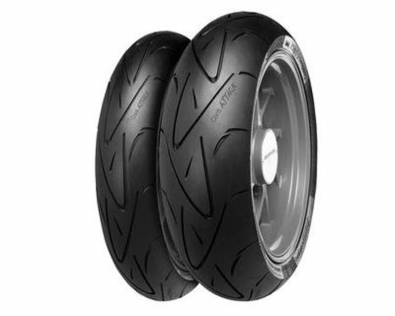 CONTINENTAL Reifen CONTISPORTATTACK 130/70 ZR 16 M/C (61W) TL CONTINENTAL Reifen CONTISPORTATTACK 130/70 ZR 16 M/C (61W) TL