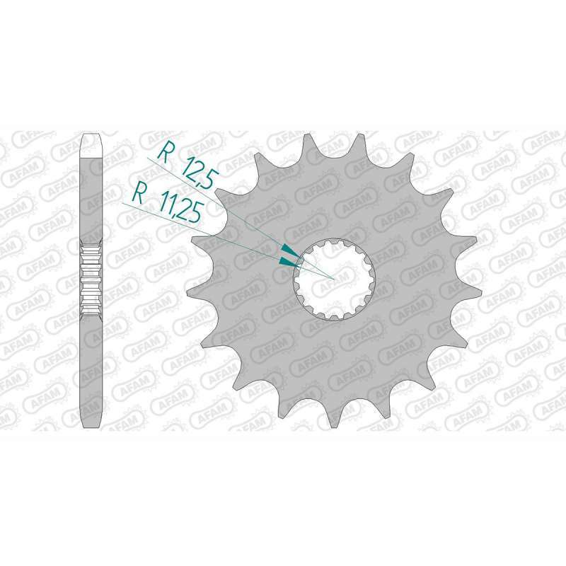 AFAM Standard Stahlritzel vorne 88900 - 525