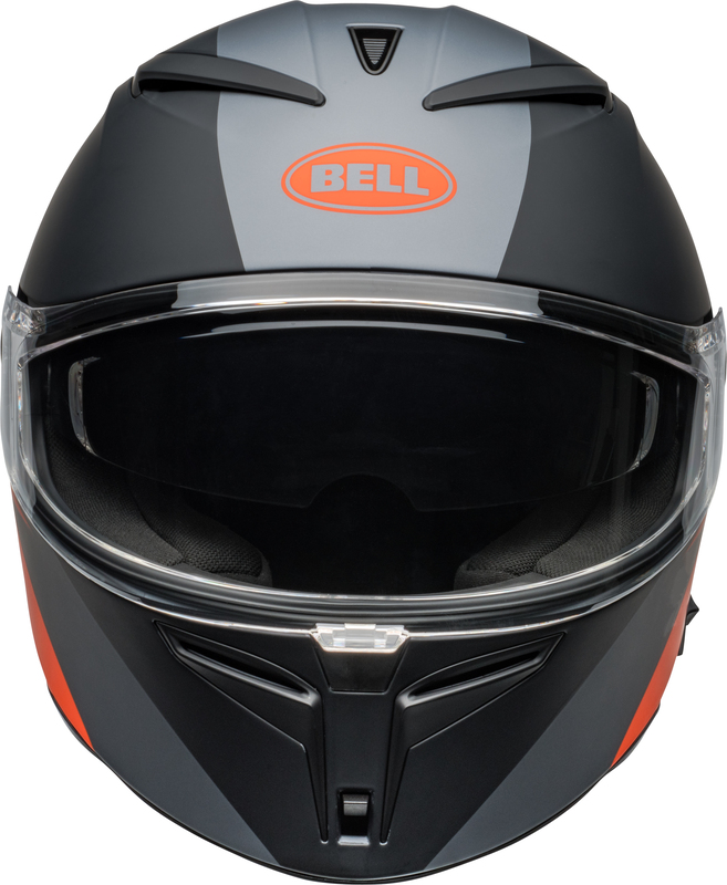 BELL Lithium Helm - Shear Matte Gray/Orange