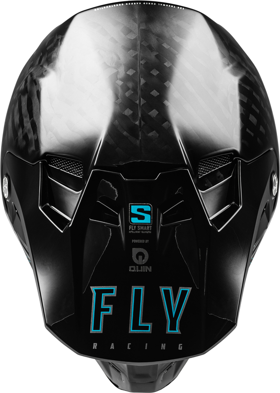 FLY RACING Formula S Carbon Solid Helm - Schwarz