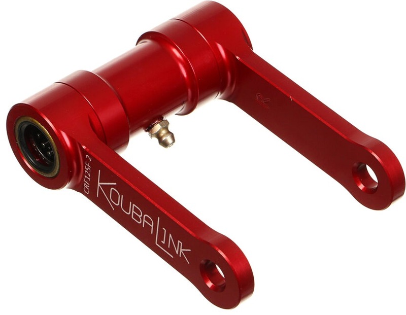 KOUBALINK Tieferlegungssatz (44.5 mm) Rot - passend für Honda CRF125F KOUBALINK Tieferlegungssatz (44.5 mm) Rot - passend für Honda CRF125F