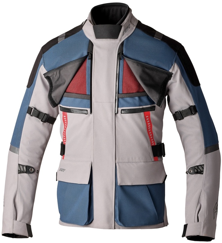 RST Pro Series Vulcan CE Textil-Jacke - Silber/Blau