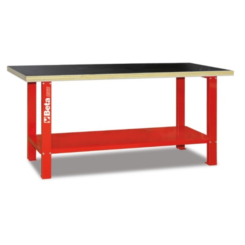BETA C56B Workbench with Wood Top - Red BETA C56B Workbench with Wood Top - Red