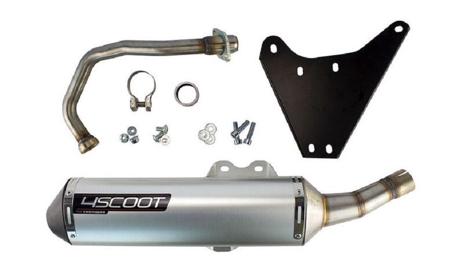 TECNIGAS 4Scoot Auspuffanlage komplett