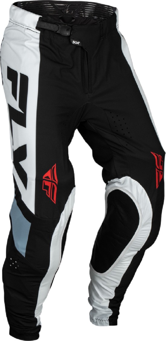FLY RACING Lite Hose - Schwarz/Weiß/Denim Grau FLY RACING Lite Hose