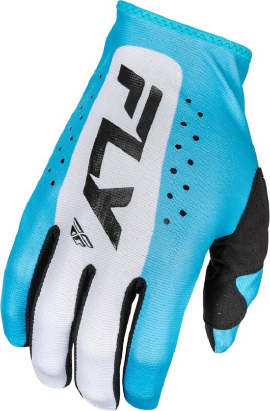 FLY RACING Lite Jugend Handschuhe- Blau/Weiß/Schwarz