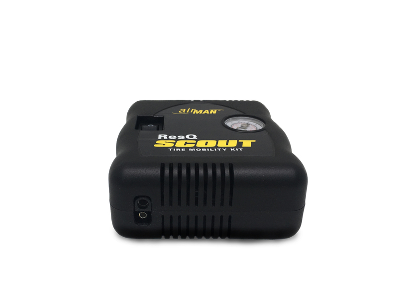 AIRMAN ResQ Scout Mini-Kompressor + Reifendichtmittel-Flaschensatz