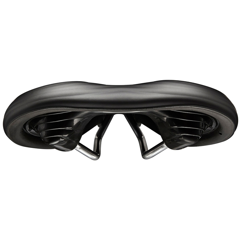 VELO Bike Saddle Cruiser comfort Black Zone cut VELO Bike Saddle Cruiser comfort Black Zone cut