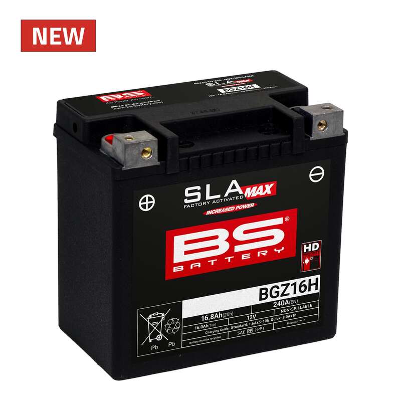BS BATTERY SLA Wartungsfreie Batterie Werkseitig aktiviert - BGZ16H BS BATTERY SLA Wartungsfreie Batterie Werkseitig aktiviert - BGZ16H