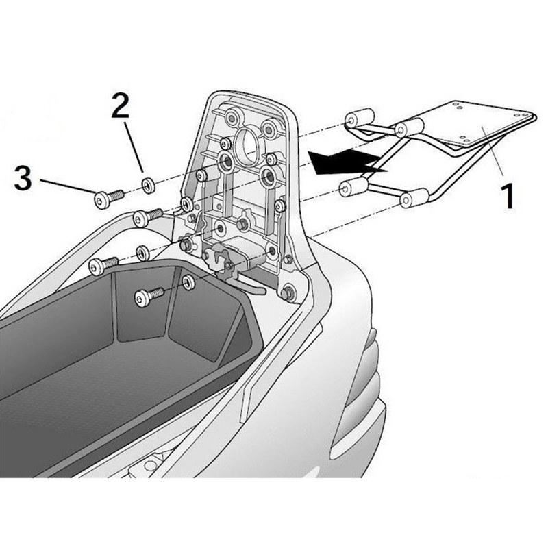 SHAD Top Master Montagesatz - passend für Suzuki