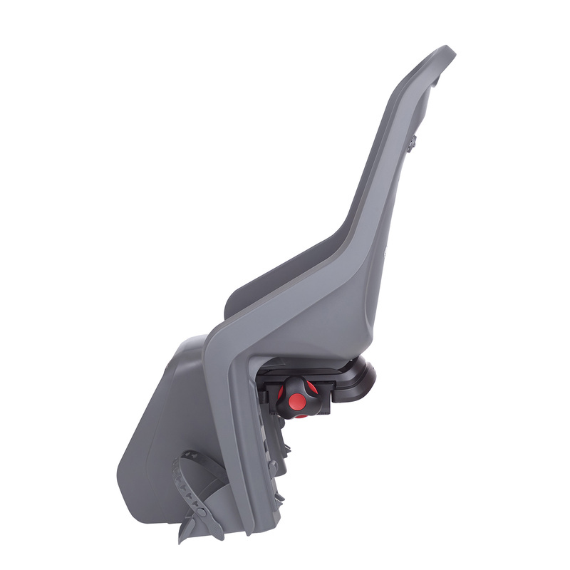 POLISPORT Bubbly Maxi Plus CFS Rear Child Bike Seat Carrier Mounting - Charcoal Grey/Brown