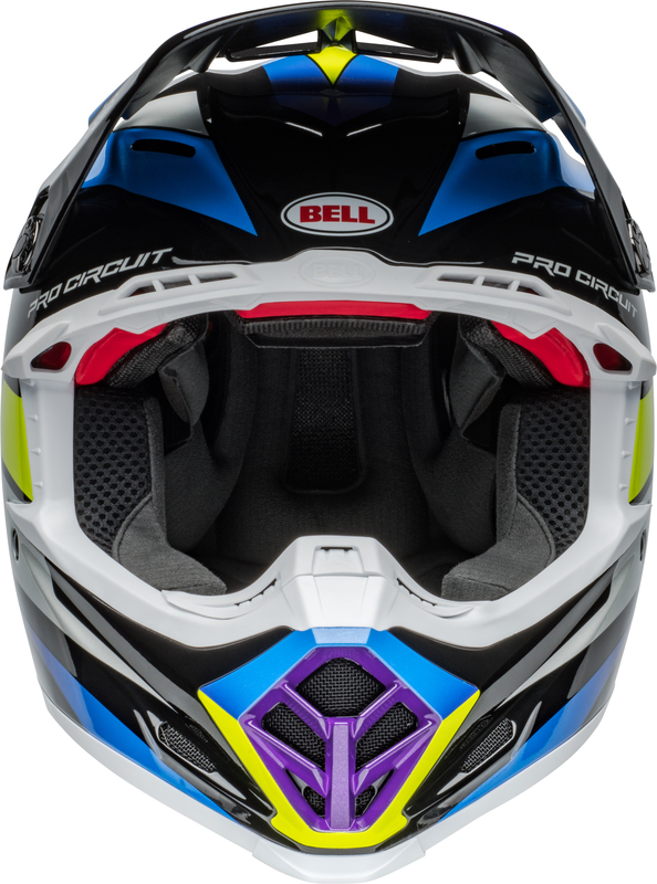 BELL Moto-9S Flex Helm - Pro Circuit 24 Gloss Black/Blue