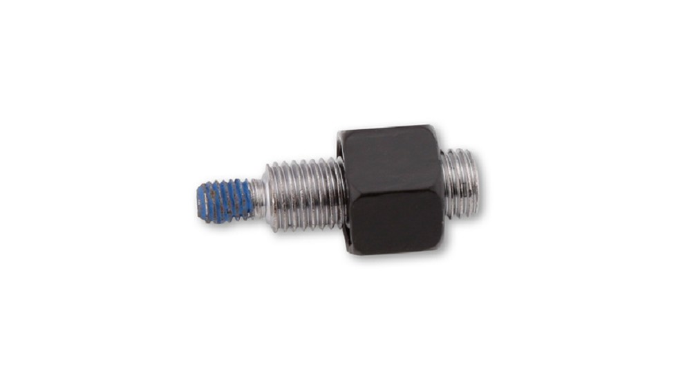 HIGHSIDER Spiegeladapter M10 x 1.25 mm auf M6, Schwarz (Stck.)