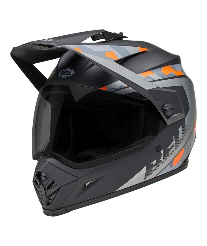 BELL MX-9 Adventure Mips Helm - Mesa Matte Black Orange Camo BELL MX-9 Adventure Mips Helm - Mesa Matte Black Orange Camo