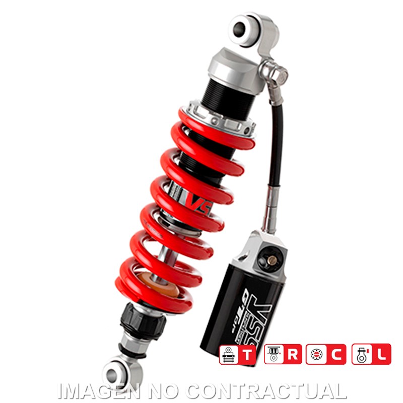 Federbein X366-Serie Mono hinten passend für Yamaha RD 250 F/N/YPVS, RD 350 F/LC YPVS/N MX366-290TRCL-28-858 Federbein X366-Serie Mono hinten passend für Yamaha RD 250 F/N/YPVS, RD 350 F/LC YPVS/N MX366-290TRCL-28-858