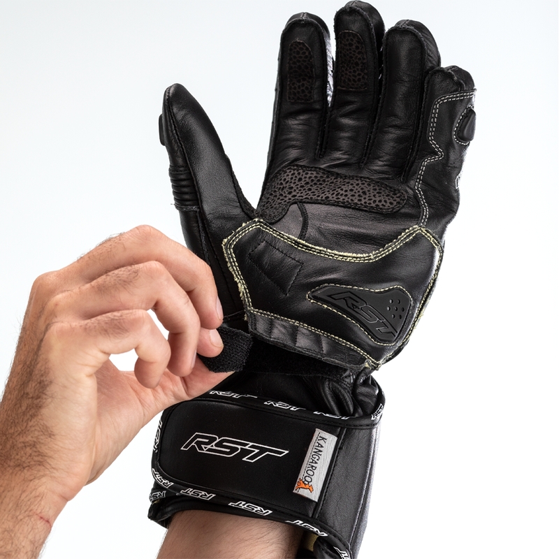 RST TracTech Evo 4 Leder Handschuhe-  Schwarz