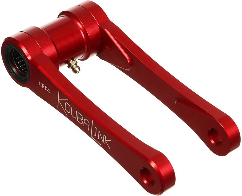 KOUBALINK Tieferlegungssatz (44.5 mm) Rot - passend für Honda CRF450X KOUBALINK Tieferlegungssatz (44.5 mm) Rot - passend für Honda CRF450X