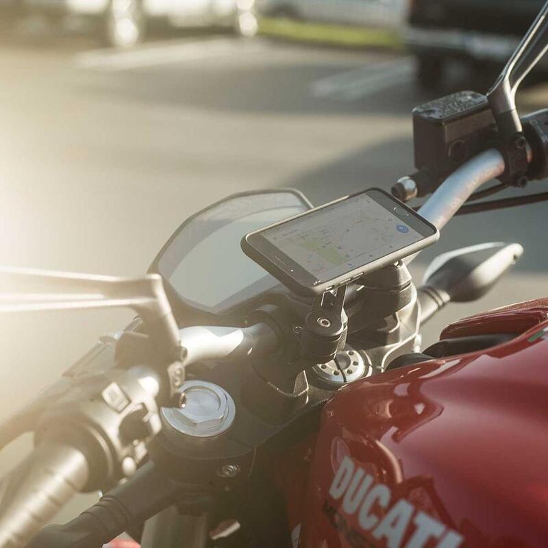 SP CONNECT Moto Bundle fixed on Handlebar - Samsung S20 Ultra