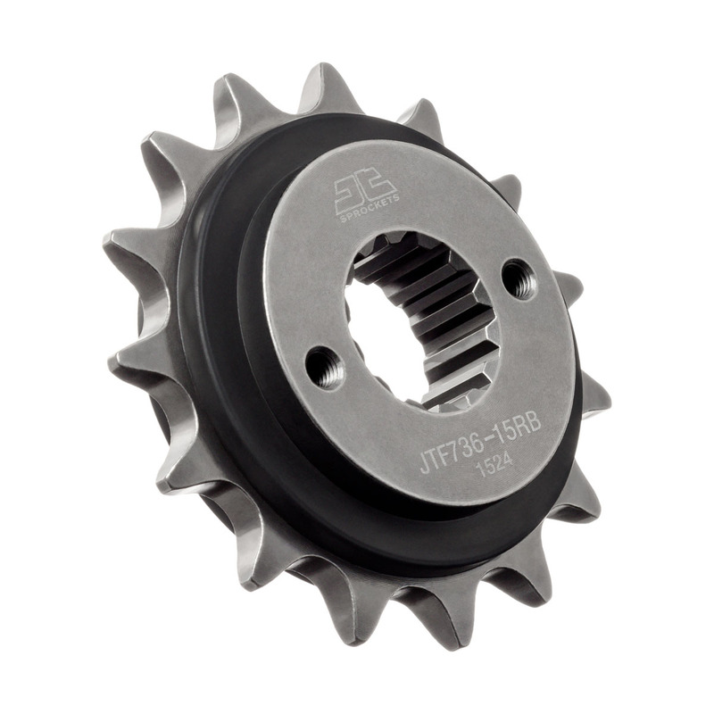 JT SPROCKETS geräuscharmes vorderes Stahlritzel 736 - 520