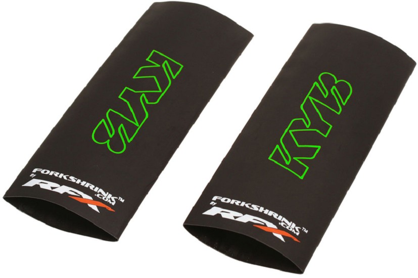 RFX Race Series Gabelschrumpfschlauch - Schutz mit KYB-Logo - Grün