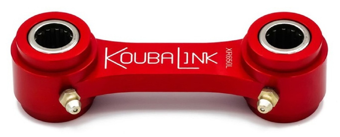 KOUBALINK Tieferlegungssatz (44.5 mm) Rot - passend für Honda XR650L KOUBALINK Tieferlegungssatz (44.5 mm) Rot - passend für Honda XR650L