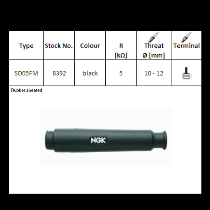 NGK Zündkerzenstecker SD05FM