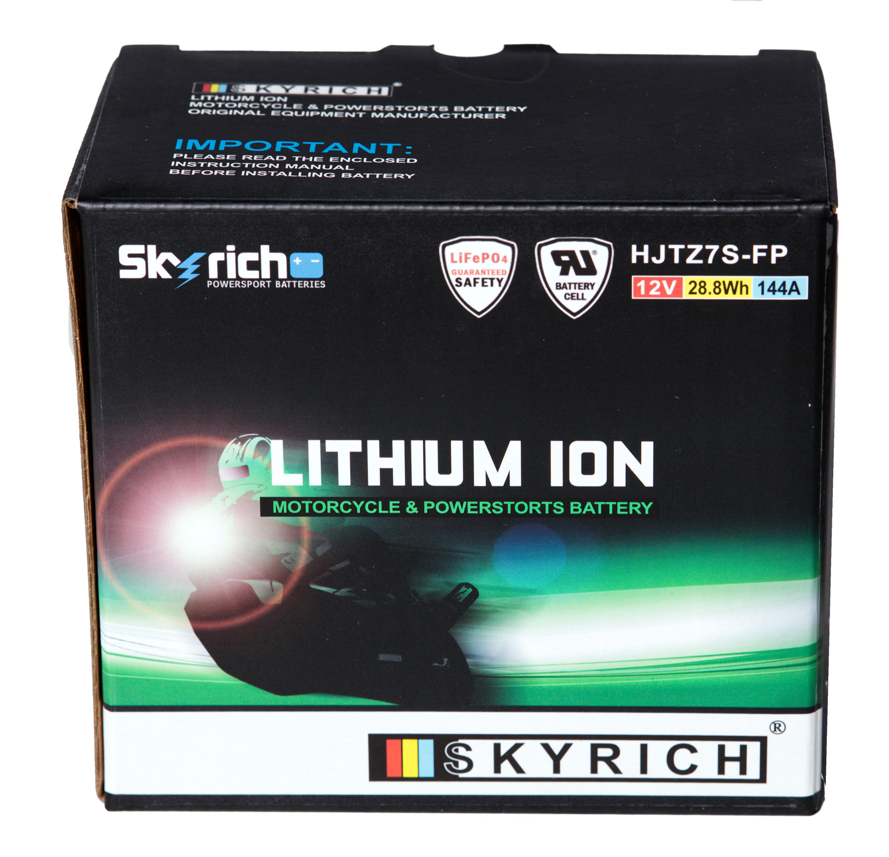 Batterie SKYRICH HJTZ7S-FP [113x70x85] 12,8V/2,4AH (10 Std.), 28,8 Wh, CCA: 144